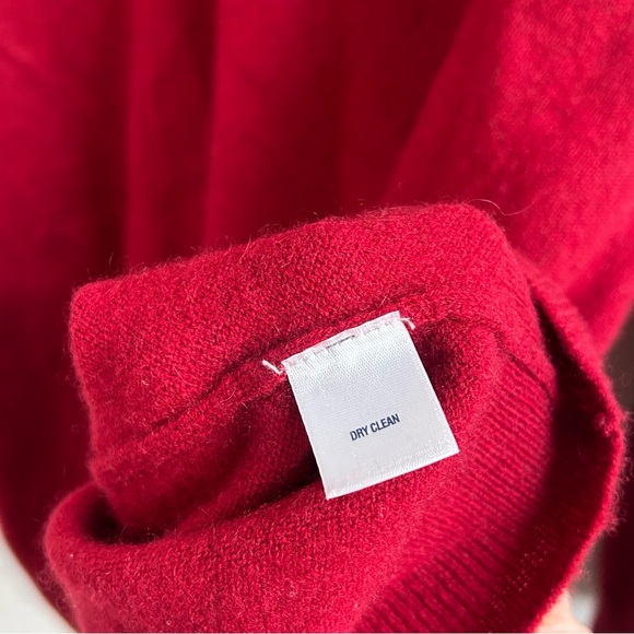 Club Room red cashmere V-neck Sweater 2 Ply Red Men’s Size XL - Picture 6 of 12